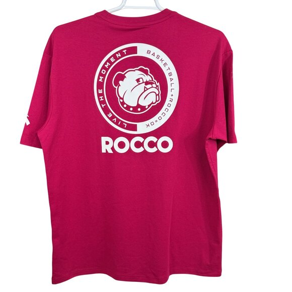 Anta Klay Thompson Graphic T-Shirt Mens 5XL Pink Rocco Basketball Bulldog Print - Picture 2 of 6